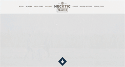 Desktop Screenshot of hecktictravels.com